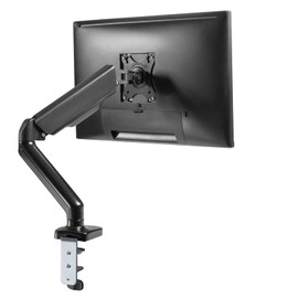 Stellar Mounts Spring LCD Monitor Arm with USB and Multimedia Ports for: Sceptre Curved 24" 75Hz Professional LED Monitor 1080p 98% sRGB HDMI VGA Build-in Speakers, Machine Black 2021
