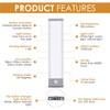 VYANLIGHT 58-LED Motion Sensor Light Indoor, Motion Activated Closet Light,