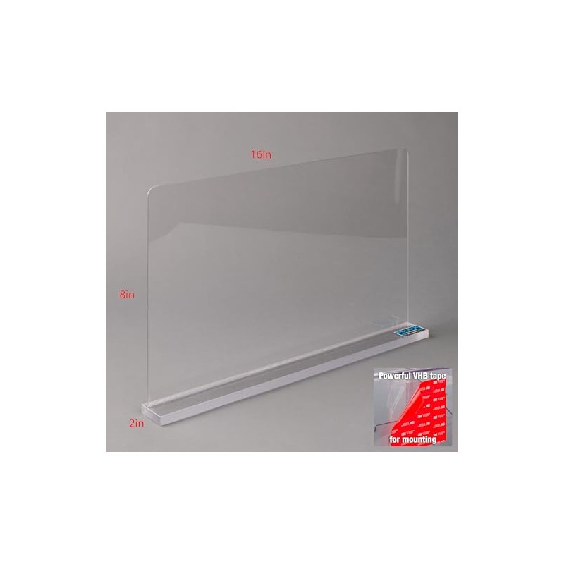 Poltex Sink Splash Guard (Splash Guard-8x16in) (HB Tape)