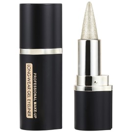 Boobeen Eyeliner - Black Eyeliner Pen Gel - Quick Drying Formula Eyeliner - Smudge-proof Eyeliner Makeup for All Day - Long Lasting Statement Eye Look (Silver 1)
