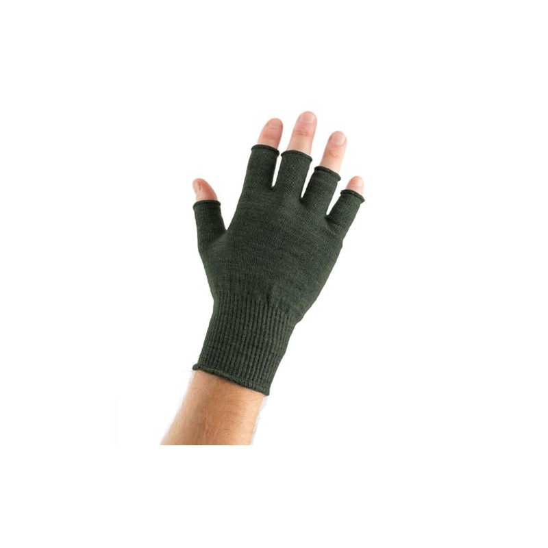 EDZ Merino Wool Thermal Liner Gloves (Green, M-L)