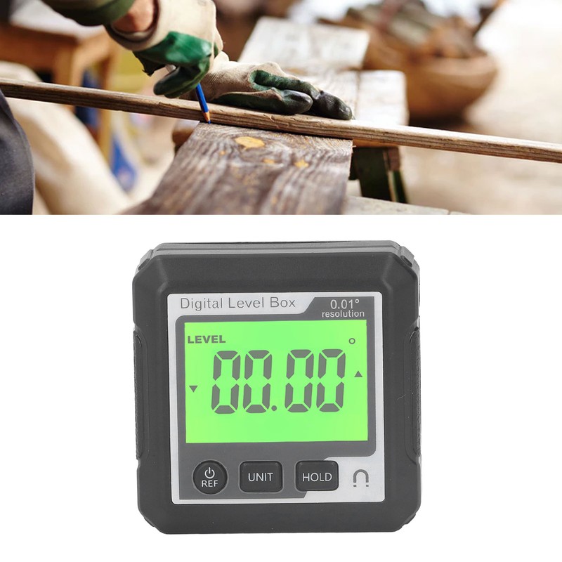 Digital Level Box High Accuracy Magnetic Portable Protractor Inclinometer Angle