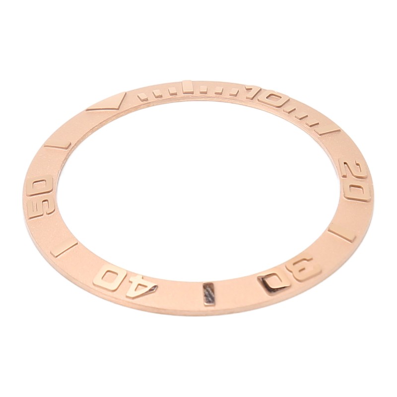 Watch Bezel Insert 38mm Ceramic Embossed Digit Watch Bezel Ring