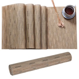 Homirty Modern Table Runner Roll, PVC Dining Table Runner, Washable Table Runner, Heat Resistant Non Slip Table Runner, Place Mats for Table, Rectangular Table Runner for Table Decor, 30x135 cm