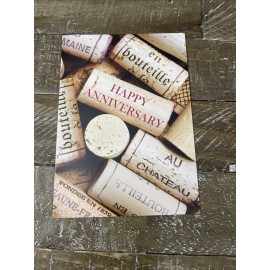 Portal Anniversary Greeting Card Love Is Like Wine