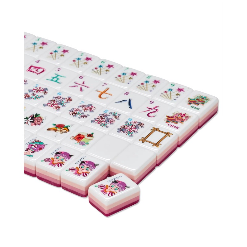 Custom Made Foldable Portable 4 Layer American Mahjong Acrylic Tiles
