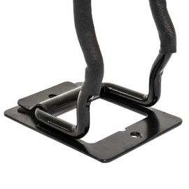 Amig - Garage & Garden Tool Hanger Hook | Foldable Wall Mount | Steel | Non-Slip Rubber Coating | Load Capacity: 15 kg