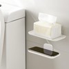 Diakey 2 Pack Foldable Bedside Shelf Wall Mount, Adhesive Floating