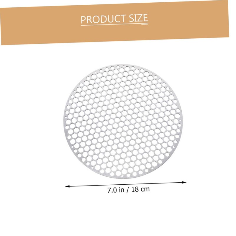Gatuida Round Stainless Steel Grill Mesh Multi Function Barbecue Accessory