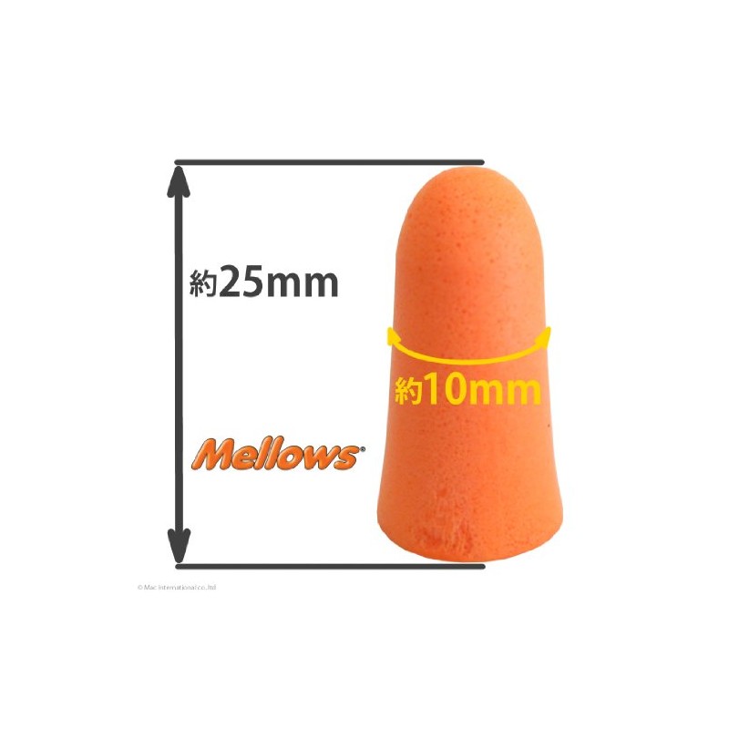 Moldex Cordless Disposable Ear Plugs (Eco - Pack, Includes Case)