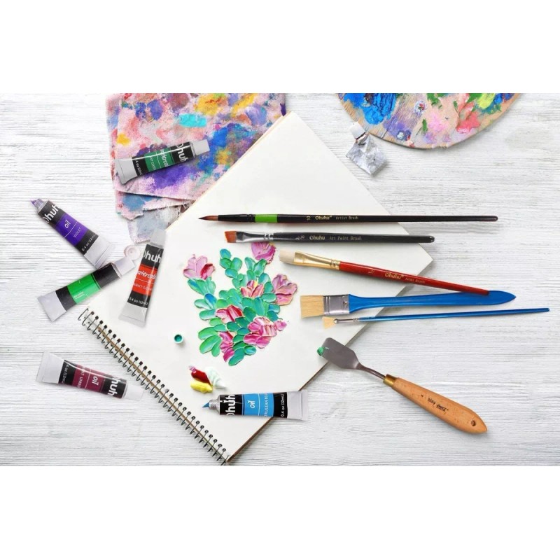 Ohuhu Set Pintura Óleo Ohuhu, 24 Colores De 12ml A