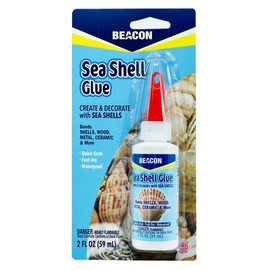 BEACON Sea Shell Glue for Creating and Decorating with Shells, Wood, Metal, Ceramic, and More, 2-Ounce, 1-Pack