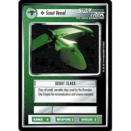 Decipher Star Trek CCG 1E Premier Limited (B Border) Scout Vessel 362C