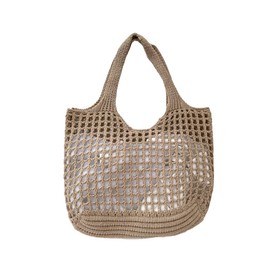 ENBEI Beach Bag for women, Crochet tote bags, Shoulder Handbags knit bag,cute tote bag for travel,Crocheted tote bag