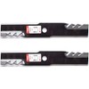 2PK USA Toothed Mulching Blades for Exmark 36” Turf Tracer