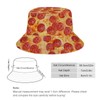 Pizza Funny Food Bucket Hats Fishing Hat for Men Women