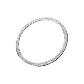 CHILDWEET 3pcs Smart Watch Scratch Collision Protector Alloy Bezel Ring Original Radian Design Silver