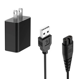 Charger Cord for Hatteker Electric Shaver Hair Clipper Beard Trimmer RFC-598 RSCX-7568 RFC-696 RFC-690 RFC-692 RFC-588 RSCX-9598, with 5V USB Charger