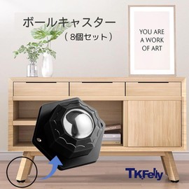 TK.Felly Caster Furniture Moving Caster Ball Caster Mini Stick Caster Furniture Moving Furniture Move Set of 8