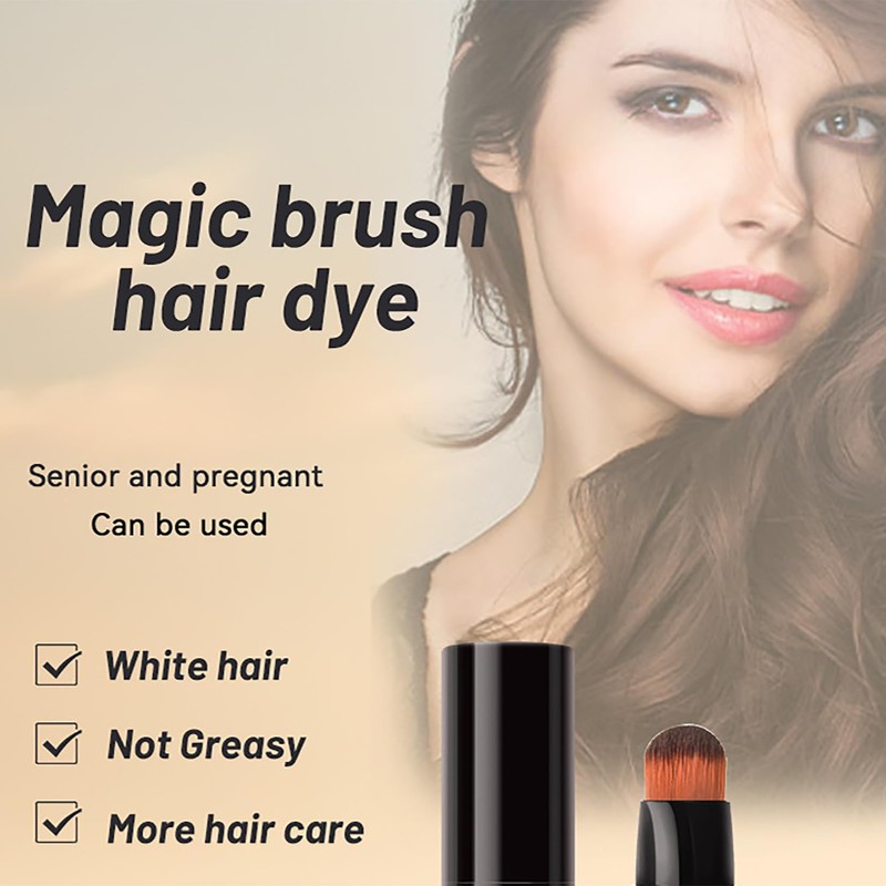 Hair Root Touch Up Stick & Brush – Temporary Hair