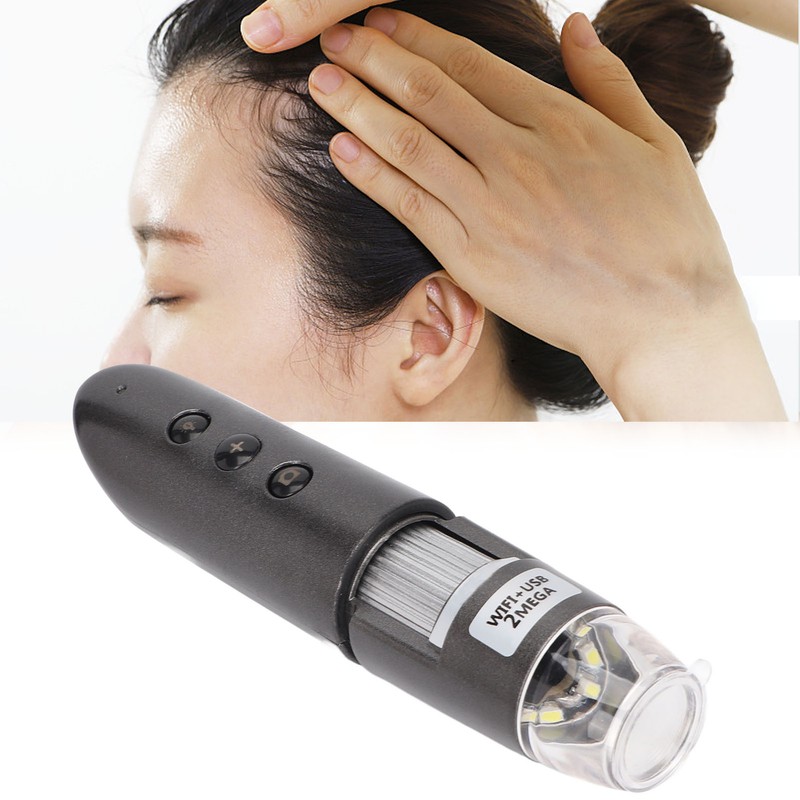 Wireless Digital Microscope 0X‑500X Magnification WiFi 2MP Camera USB Microscopes