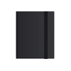 ZHUYING Card File, Trading Card Binder, Collection, File, 9 Pockets, Band Included, Sleeve Compatible, Side Mount, Large Capacity