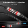 Bietrun XLR Cables 25FT/8M 2 Packs, Premium Heavy Duty Balanced