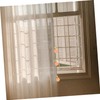 Abaodam 4pcs Heavy Duty Curtain Pendants with Metal Clips Secure