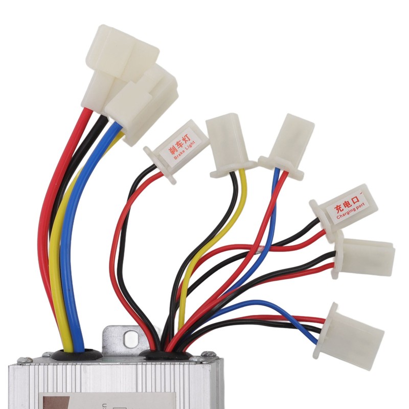 48V 800W Brushed Motor Controller with Yellow Grips Set Heat