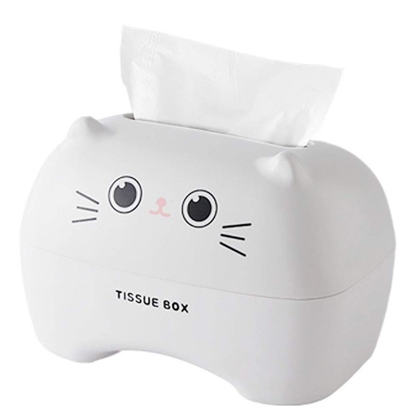 CYJZHEU Casa Cosmetic Tissue Box, Wet Wipes Box, Rectangular Tissue Dispenser, Paper Towel Box, Cartoon Tissue Container for Home / Office / Car, Tissue Cover, Hotel / Restaurant Decoration (Yellow)
