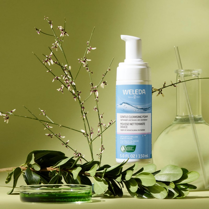 Weleda Gentle Cleansing Face Foam, 5 Ounce