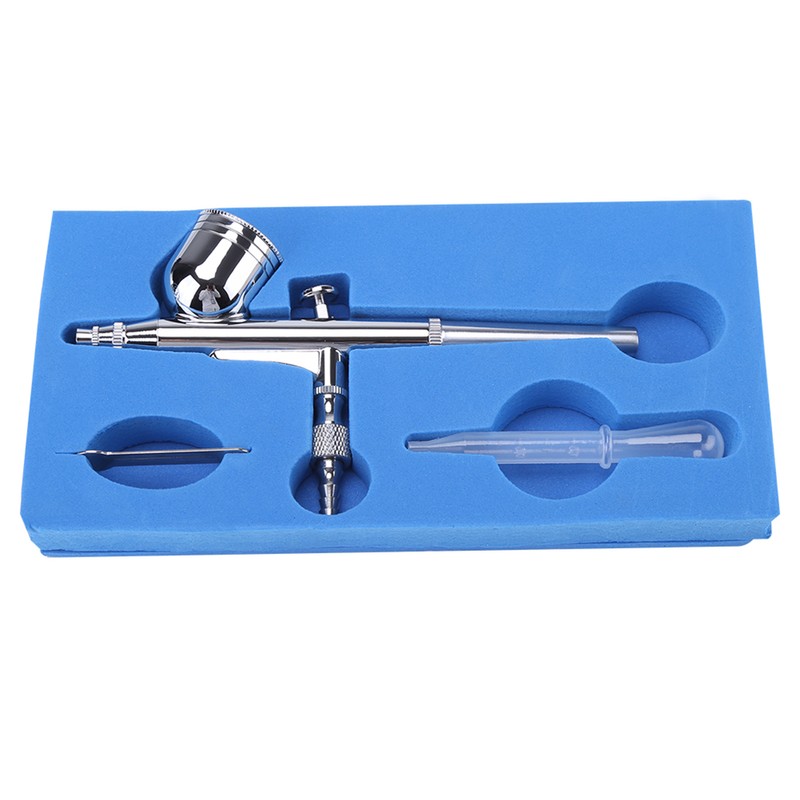 Airbrush Compressor Kit Dual Action Spray Air Brush Set Tattoo