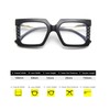 TECH-LINE-DIRECT FASHION ACCESSORIES Mens Womens Large Square Frame Oversized Frame