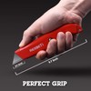 REXBETI 2 Pack Utility Knife with Extra Blades, 2 Color