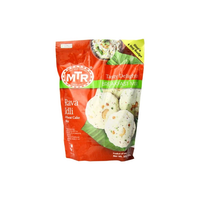 MTR Rava Idli Instant Dry Mix, 17.6-Ounce Pouches (Pack of
