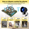 Upgraded WiFi Security Alarm System Kit-Wireless 120db Loud Weatherproof Siren