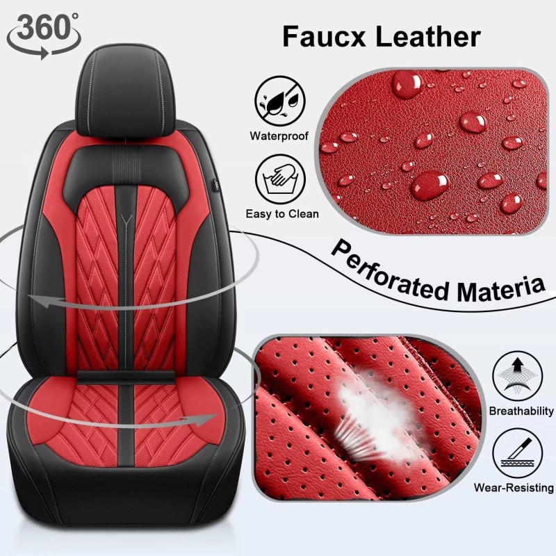 Unbranded For Chevy Tahoe 2011-2026 Car Front 2-Sit Seat Covers