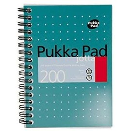WP Traders - Pukka Pad A4, A5, A6 Business and School Metallic Range Jotta Notebook 200 Pages 1 Item