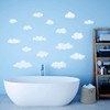 DECOWALL DS9-1702 Clouds Kids Wall Stickers Decals Peel and Stick
