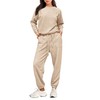 PRETTYGARDEN Women's 2 Piece Tracksuit Outfits Casual Long Sleeve Top