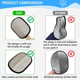 YXBWM 1pcs Static Pet Hair Removal Gloves,Multipurpose and Reusable Cat, Dog, Pet Hair Cleaning Tools,Used for Sofas,Furniture, Clothes, Carpets, Car Seats Etc. (1pcs)