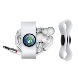 GRAPHICS & MORE The Loch Ness Monster Believes in You Funny Humor Headphone Earbud Cord Wrap - Charging Cable Manager - Wire Organizer Set of 2