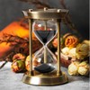 60 Minute Hourglass Sand Timer with Metal Frame, Bronze Big
