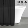 Bath Bliss Heavy Shower Curtain Liner, 12 Rust Resistant Metal