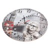 Wall Clock Antique Non Ticking Round Wall Clock Wooden Arabic