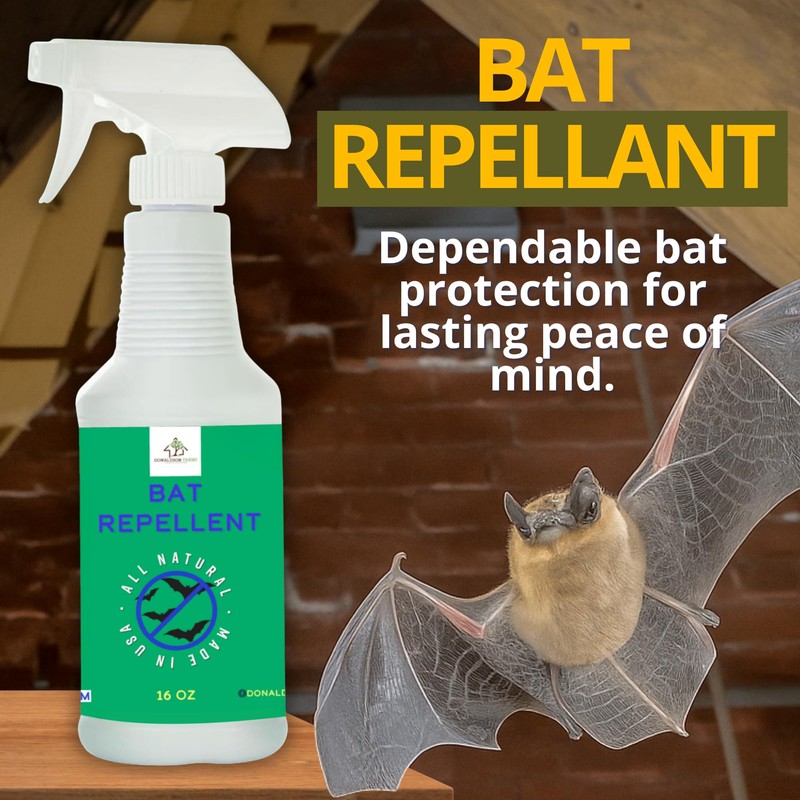 Donaldson Farms Bat Repellent Spray – Indoor and Outdoor Deterrent