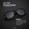 KALIYADI Unisex Polarized Retro Classic Trendy Stylish Sunglasses for Men