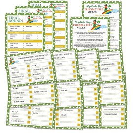 OXEDP St. Patrick's Day Friendly Feud Game, Family Feud Game, Family Feud Quiz, St. Patrick's Day Games for Adults, St. Patrick's Day Party Activity, Irish Family Feud Game-STPF02