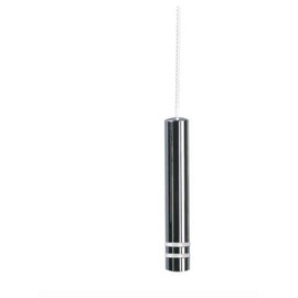 Designer Luxury Chrome Deco Bathroom Light Switch Pull Cord with Twin Buffers