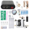 Coil Tattoo Machine Kit Clip Cord Foot Pedal Power Supply